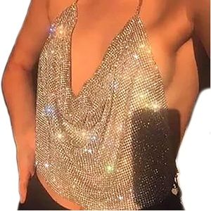 Gold party top